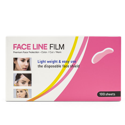 Face Line Film - Engångsskydd för ansikte 10pack - 25 pack eller 50 pack
